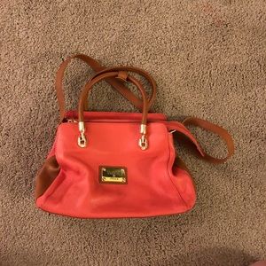 Valentina purse - Coral/pink
